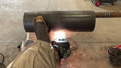 Welding In The 5G position - SHORT WELDING VIDEO