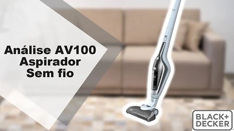 Aspirador de pó sem fio a bateria AV100 - 3 em 1 Black and Decker