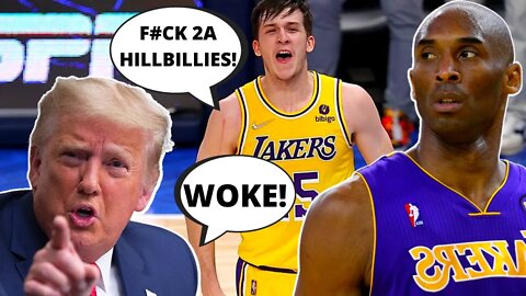 Lakers' Austin Reaves ALIENATES Republicans & Kobe Bryant Fans?! WOKE NBA IGNORANCE!