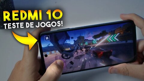 Redmi 10 - Teste de JOGOS! COD Mobile, Asphalt 9 e Free Fire será que roda liso?