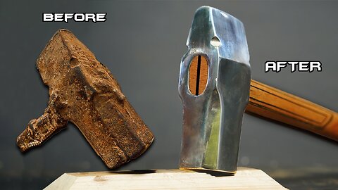 Hammer Restoration - From An Old Hammer To A Masterpiece