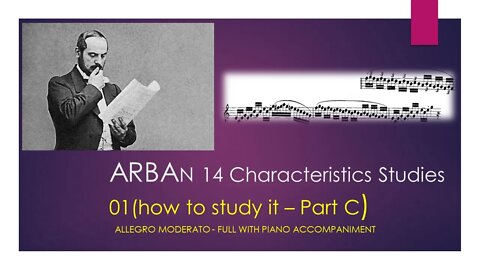 [HOW TO STUDY TRUMPET] Arban's 14 Characteristics Studies 01 Part C