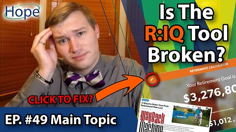 Is Dave Ramsey's R:IQ Tool Broken? - Main Topic #49