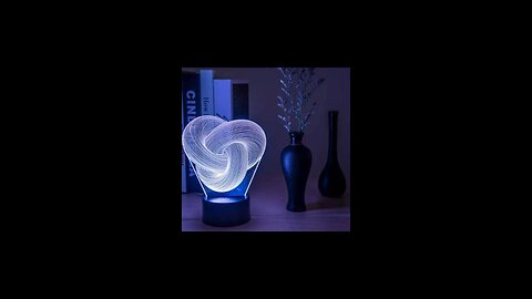 Twist Abstract LED 3D Night Light