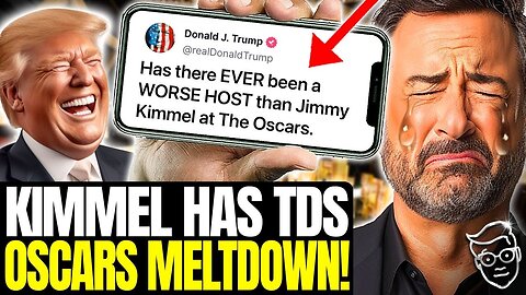 JIMMY KIMMEL BREAKS INTO TEARS LIVE AT OSCARS READING SAVAGE TRUMP TROLL IN ON-AIR HUMILIATION 🤣