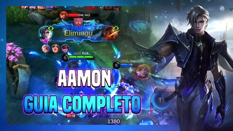 COMO JOGAR DE AAMON | COMBOS, BUILD, EMBLEMA E GAMEPLAY | Mobile Legends