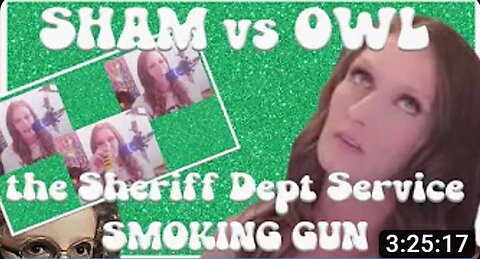 2-27-2024 Sham "The Fayette County Sheriff Service Smoking Gun Sham vs Owl" w/ live chat