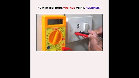 How do I check voltage with a Maltimeter at home ?