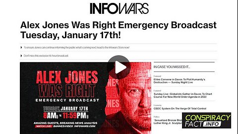 Join Us For The #AlexWasRight Money Bomb Tuesday January 17th