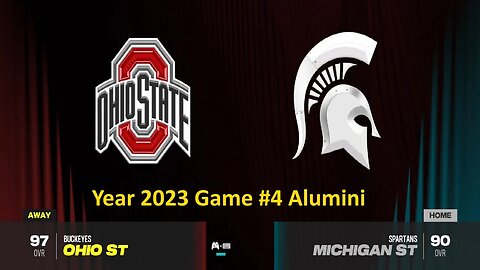 CFB 24 Ohio State Buckeyes Vs Michigan State Spartans Year 2023 | Alumini