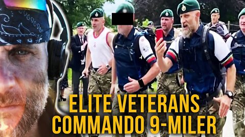 Aging Veterans SMASH The Royal Marines Commandos 9-Mile Speed March