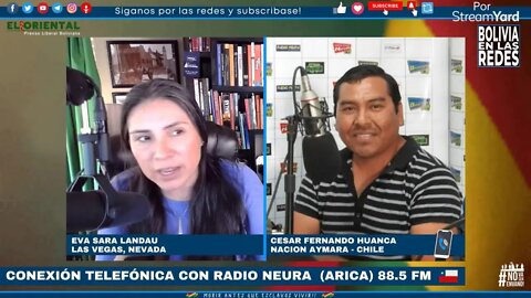 HOY EN RADIO NEURA DESDE CHILE CON CESAR HUANCA