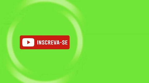 Chroma key botão inscreva-se green screen