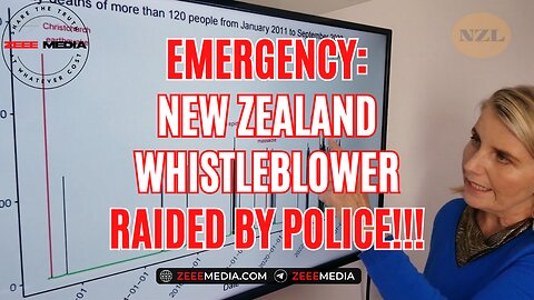 EMERGENCY UPDATE!!! NZ WHISTLEBLOWER RAIDED BY POLICE!!!