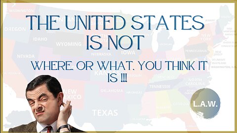 The United States is not where, or what, you think it is !!! Here is the real proof !!!