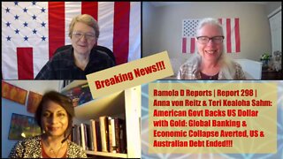 Report 298 | Anna von Reitz: American Govt Backs the US Dollar, Bank Collapse Averted