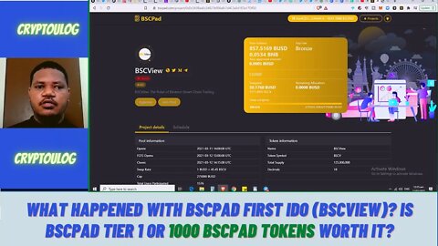 What Happened With BSCPAD First IDO (BSCVIEW)? Is BSCPAD Tier 1 Or 1000 BSCPAD Tokens Worth It?