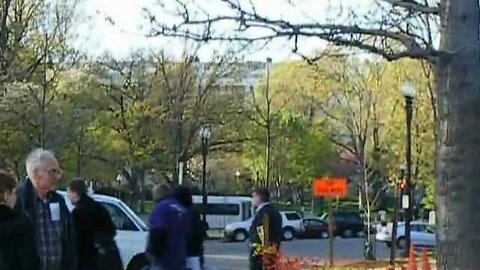 SEIU arriving at the Obamacare protests at the Supreme Court