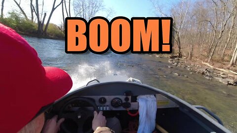 Mini Jet Boat Takes a Lickin