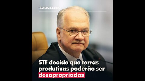 STF confirma poder desapropriar sem função social