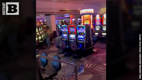 "CASH OUT!" Heavy Rain Causes Water to Leak in Harrah's Casino in Las Vegas