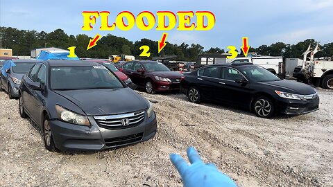 TAKING A CHANCE ON THESE FLOODED HONDA ACCORDS FROM COPART! *I WONDER HOW THIS IS GOING TO TURN OUT*