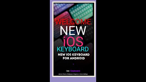 New iOS keyboard for android