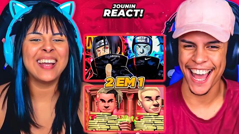 2 EM 1 MH FT. LIL CHAINZ | Kisame e Itachi 🦈👁️ & Corre da Grana 💸 | [React Rap Nerd] 🔥