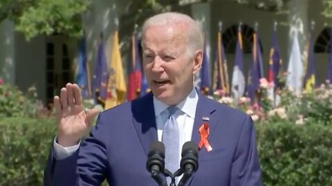 Joe Biden just got heckled at his own White House event celebrating gun control legislation