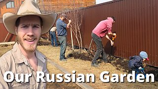 A Russian Garden + greenhouse