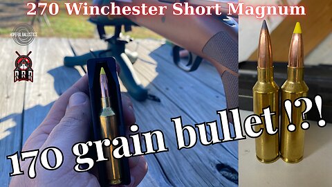 Will 170 grain bullets stabilize in a 270 WSM?