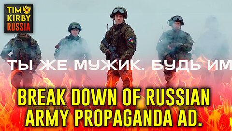 Breakdown of Russian Army Propaganda Ad