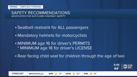 Florida ranks among worst states for driving safety laws in new study