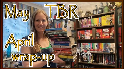 April WRAP-UP & May TBR (19 books) inc. Point Horror GIVEAWAY ~ YA, adult, MG ~ vampires, V E Schwab (authortube booktube booktuber #authortube #booktube #booktuber)