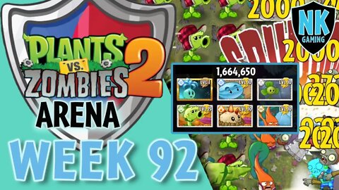 PvZ 2 - Arena - Week 92 - Ice Bloom Preview - No Premium, Mints Or Mastery