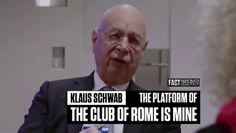 Klaus Schwab - the platform of the Club of Rome is mine