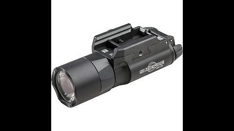 SUREFIRE X300 ULTRA 1000 LM LED WEAPON LIGHT W/ T-SLOT MOUNTING RAIL, BLACK – X300U-B