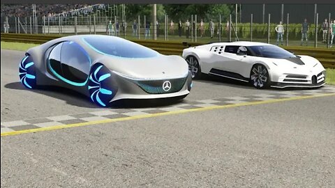 Mercedes-Benz Vision AVTR vs Bugatti Centodieci at Monza Full Course