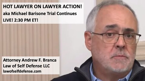 HOT LAWYER ON LAWYER ACTION! aka Michael Barisone Trial Continues