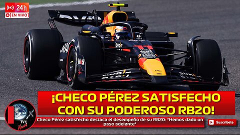 Checo Pérez satisfecho destaca el desempeño de su RB20: “Hemos dado un paso adelante”