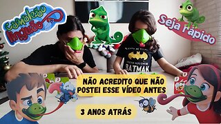 CAMALEÃO LINGUÃO / NÃO ACREDITO QUE NÃO POSTEI ESSE VÍDEO ANTES / 3 ANOS ATRÁS