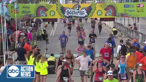 01:40 - 01:45 Saturday | Publix Gasparilla Distance Classic Finish Line