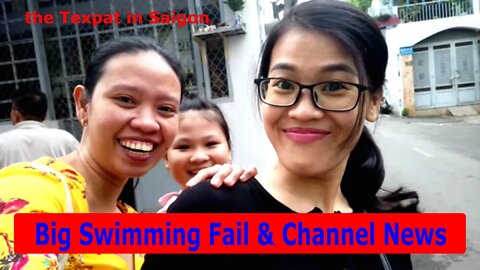 Swimming Fail and Some Channel News -- Rea and her friends shoot the video (Lifestyle)