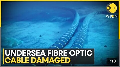 Internet users face problem as undersea cable damaged | Watch