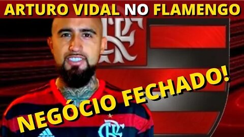 NEGÓCIO FECHADO! ARTURO VIDAL NO FLAMENGO CHEGA PARA ASSINAR ESSA SEMANA - É TRETA!!!