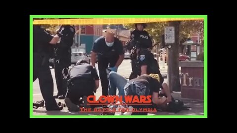 The Battle for Olympia has begun. ANTIFA fires shots.