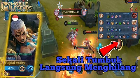 TANTE HILDA GUA NGAMUK CO❗❗❗ | SEKALI LOMPATAN LAWAN MENGHILANG | MOBILE LEGENDS