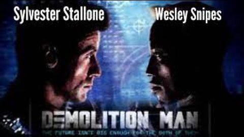 Demolition Man. SYLVESTER STALLION & WESLEY SNIPES- Hollywood Movies