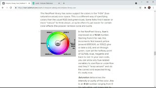 NeoPixel 104 - color wheel (ColorHSV)