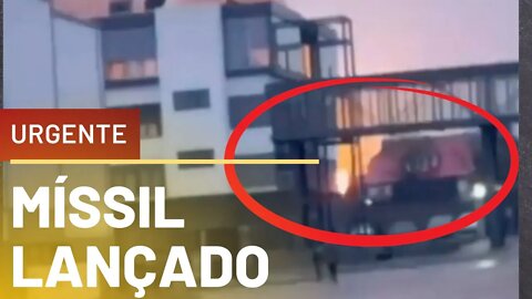 MÍSSIL LANÇADO NA UCRÂNIA GUERRA